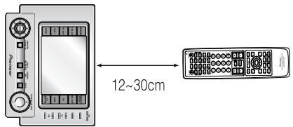 PIONEER VSA-AX10AI - Choisissez la commande que vous pouvez que la télécommande apprenne et appuyez sur la touche correspondante sur l'écran LCD. - 1