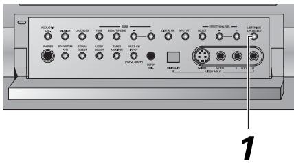 PIONEER VSA-AX10AI - Commuter les canaux utilisés pour la lecture (listening CH SELECT) - 1