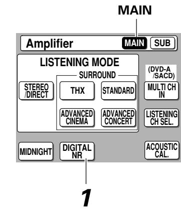PIONEER VSA-AX10AI - Pour réduire le bruit pendant la lecture (fonction digital NR) - 1