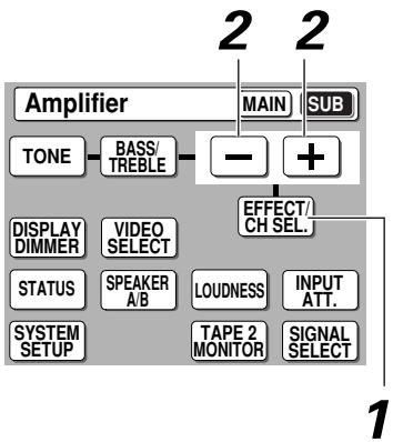 PIONEER VSA-AX10AI - Écoute avec retard de son (SOUND DELAY) - 1