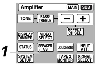 PIONEER VSA-AX10AI - Pour commuter le système acoustique a/b - 1