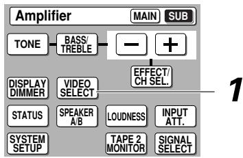 PIONEER VSA-AX10AI - Sélection vidéo - 1