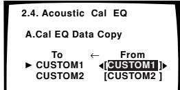 PIONEER VSA-AX10AI - Copie des données de la correction du calibrage acoustique - 1