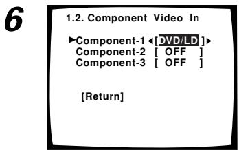 PIONEER VSA-AX10AI - Affectation des entrées vidéo d'un composant - 4