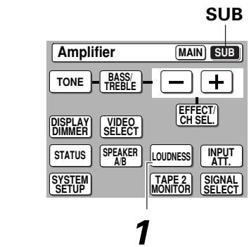 PIONEER VSA-AX10AI - Mode d'écoute LOUDNESS - 1