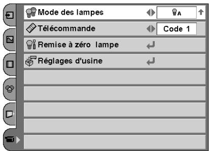 SANYO PLV Z2 - Réglages d'usine - 1