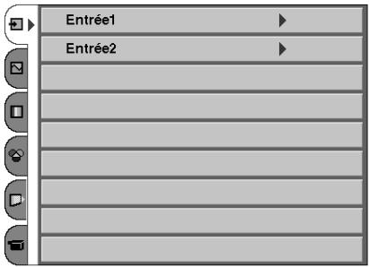 SANYO PLV Z2 - Opération par Menu - 1