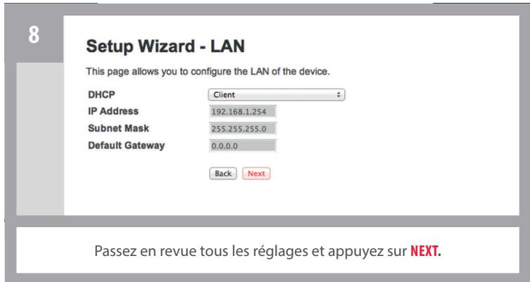 ONE FOR ALL TELEC URC8800 - Configurer VIA l'assistant - 15