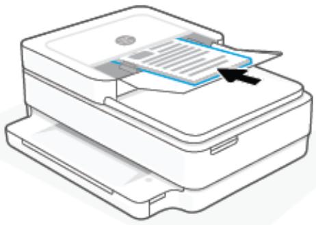 HP ENVY PRO 6432E - Charger un original dans le bac d'alimentation - 2