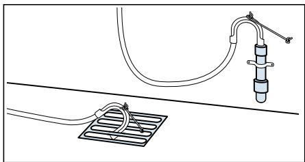 SIEMENS WN54G200FF - Évacuation dans une conduite en plastique avec manchon en caoutchouc ou dans une fosse de vidange - 1