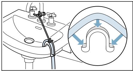 SIEMENS WN54G200FF - Écoulement dans un lavabo - 1
