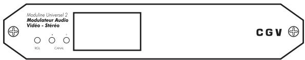 CGV BOITV MODULINE UNIV2 - Guide d'installation du moduline universel 2 : - 1