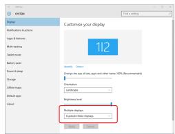 MOBILE PIXELS 101-1006P04 - Mode dupliqué en mode étendu pour windows - 1