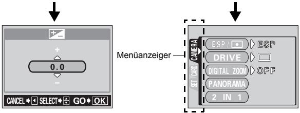 OLYMPUS Stylus 300/400 - MODE MENU - 1