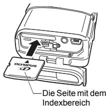 OLYMPUS Stylus 300/400 - EINLEGEN EINER KARTE - 3