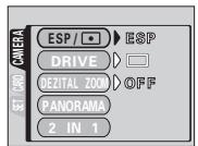 OLYMPUS Stylus 300/400 - How to use the menus - 11