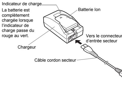 OLYMPUS Stylus 300/400 - CHARGE de la batterie - 1