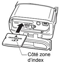 OLYMPUS Stylus 300/400 - Insertion d'une CARTE - 3