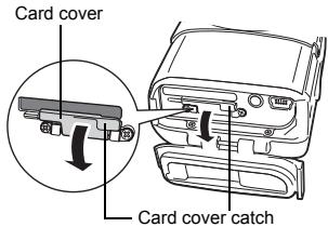 OLYMPUS Stylus 300/400 - INSERTING A CARD - 2