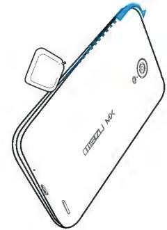 MEIZU MX3 32GO BLANC - Ouvrir le cache de la batterie - 2