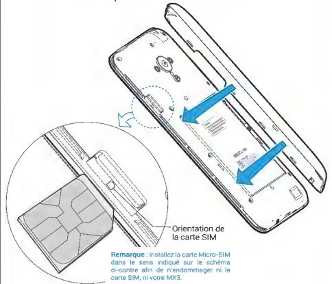 MEIZU MX3 32GO BLANC - Refermer le cache de la batterie - 2