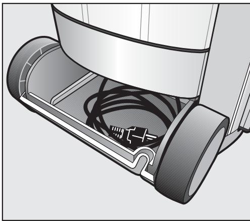 MIELE B3826 - Brancher la fiche dans la prise - 2