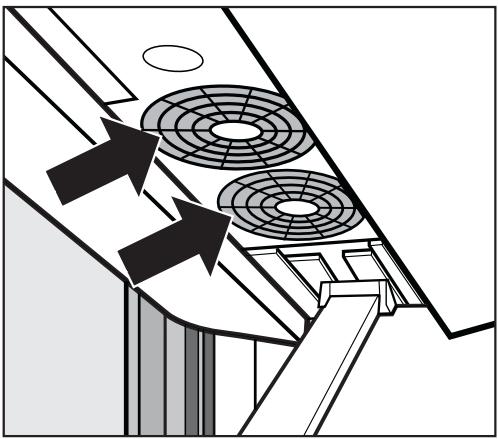 MIELE B3826 - Commande du ventilateur pour B 3826 / B 3847 : - 1