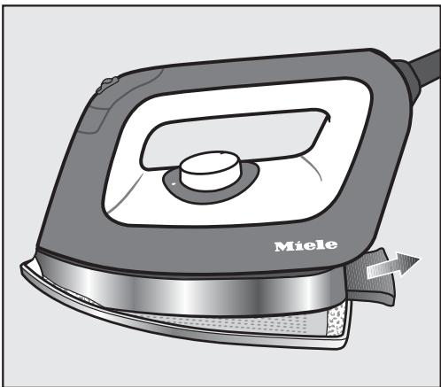 MIELE B3826 - Positionner la semelle anti-adhesive - 1