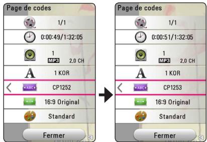 LG LHB655 - Modification de la page de code des sous-titres - 1