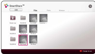 LG LHB655 - Sélection d'un fichier de sous-titres - 1