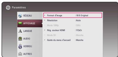 LG LHB655 - Réglage des paramètres - 3