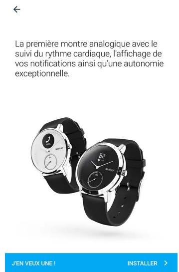 WITHINGS STEEL HR 36 mm - Touchez installer. - 1