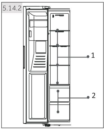 HAIER HSR3918FIPW - Conservazione nel vano congelatore - 1