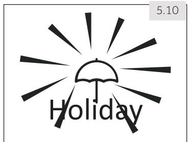 HAIER HSR3918FIPW - Funzione Holiday (Vacanza) - 1