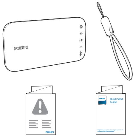 PHILIPS BT3900P - Contenu de l'emballage - 1
