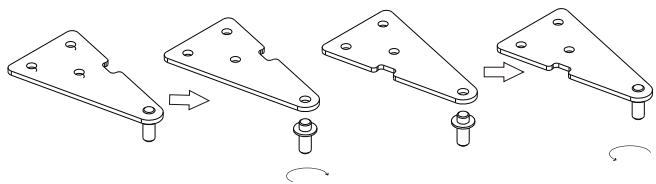 PROLINE PLF213WH - Inversion du SENS d'ouverture de la porte - 11