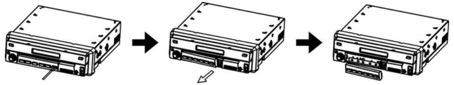 SCOTT DRX I 900 T NOIR - Retrait de la façade amovible - 1