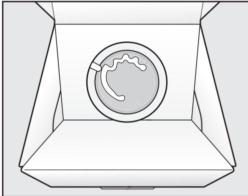 MIELE TWC220WP - Stocker le flacon de parfum dans son emballage d'origine uniquement - 1