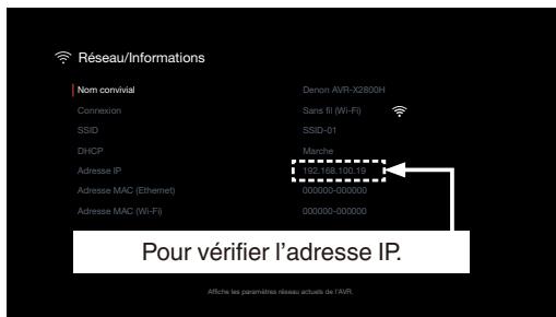 DENON AVR-X2800H - Contrôle de l'appareil à partir d'un contrôle web - 2