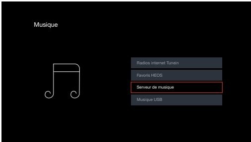 DENON AVR-X2800H - Lecture de fichiers stockés sur un ordinateur ou un stockage NAS - 1