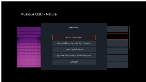DENON AVR-X2800H - Parcourez la musique sur votre dispositif mémoire USB et sélectionnez une musique à jouer. - 2