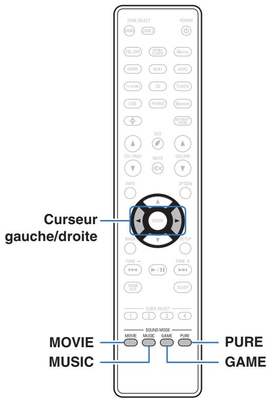 DENON AVR-X2800H - Sélection d'un mode d'écoute - 1