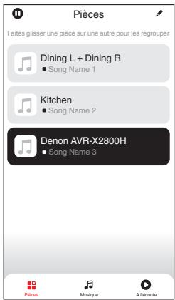 DENON AVR-X2800H - Sélectionner une pièce/un dispositif - 2