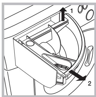 HOTPOINT HAF921 SFRC - Nettoyage du tiroir à produits les-serviables. - 1