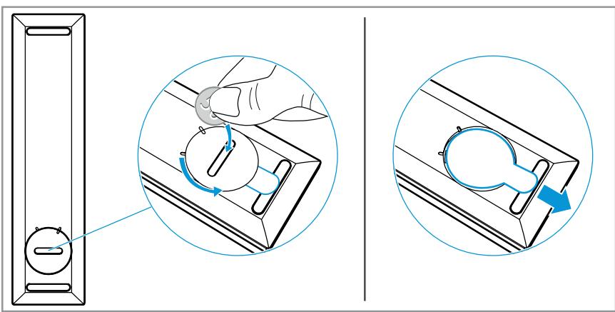 SENNHEISER Ambeo Soundbar - Préparer la télécommande sb02-rc - 1
