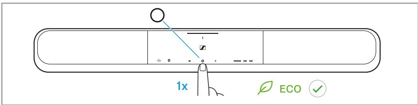 SENNHEISER Ambeo Soundbar - Mode veille/mode ECO - 1