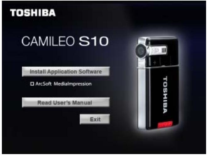 TOSHIBA CAMILEO S10 - Installer des logiciels fournis pour correctement visionner des films sur le PC - 1