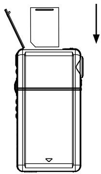 TOSHIBA CAMILEO S10 - Insertion et retrait d'une carte SD (en option) - 1