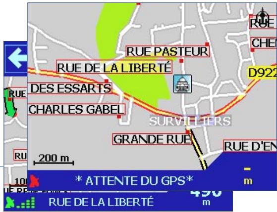 NAVMAN 630 - Obtention de coordonnées GPS - 1