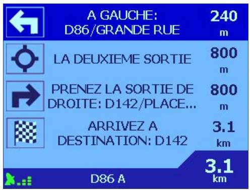 NAVMAN 630 - Quatre instructions suivantes - 1